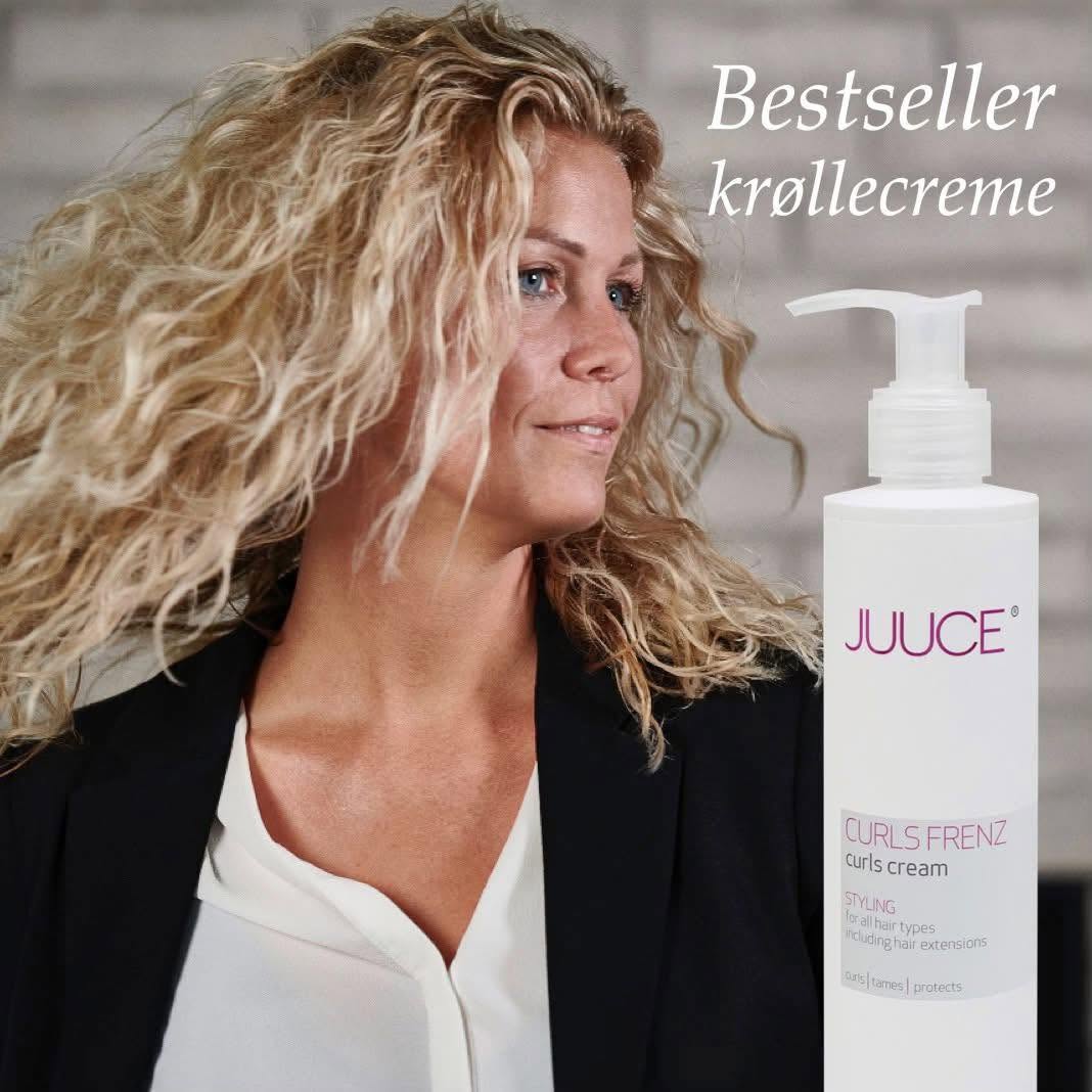 Fyldige krøller med krøllecreme