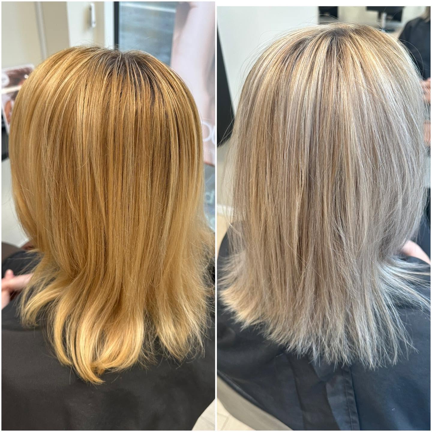 Varm blond til kølig ash blond